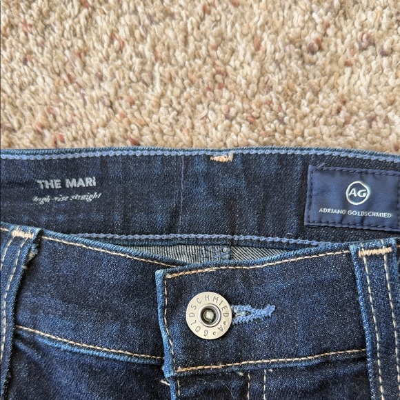 AG Adriano Goldschmied Dark Indigo Straight Leg Jeans - Picture 2 of 7